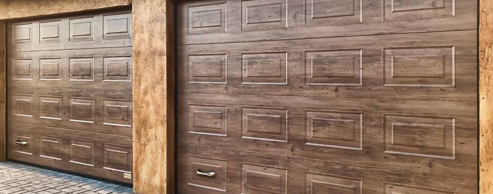 Секционные ворота Prestige из сендвич-панелей типа филенка