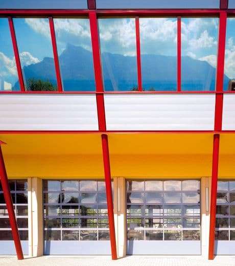 Панорамные ворота серии AluTherm