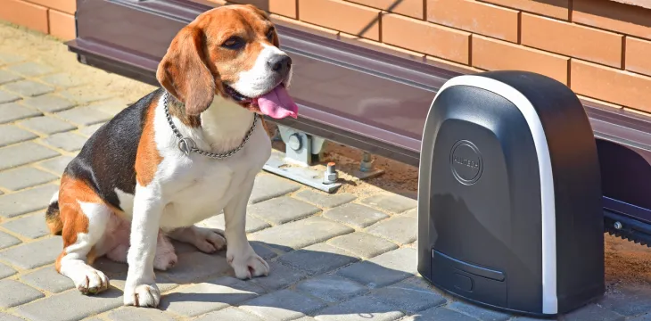 Умный привод для откатных ворот ALUTECH Roteo RTO-500MKIT-Sm + беспроводные фотоэлементы LM-LB