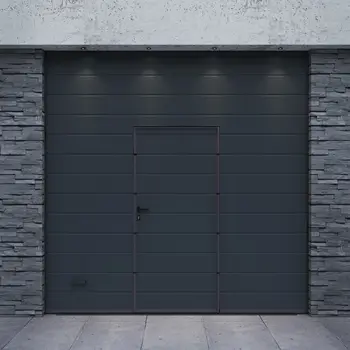 Гаражные ворота с калиткой серии Nova