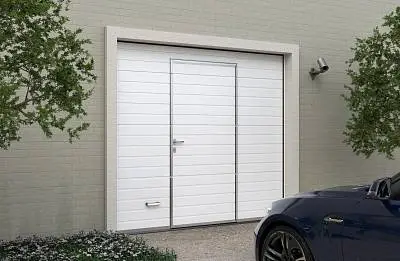 Гаражные ворота с калиткой серии Nova