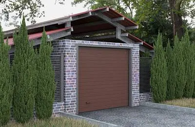 Подъемные ворота для навеса серии Nova
