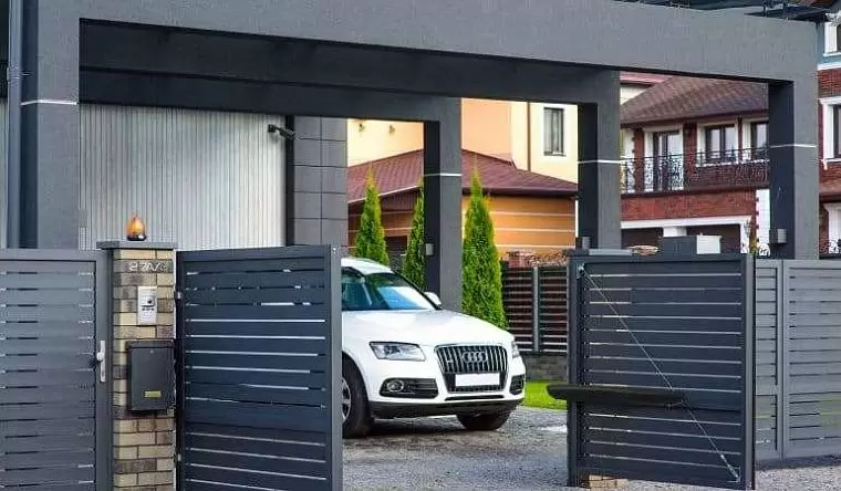 Распашные ворота в Белой Церкви